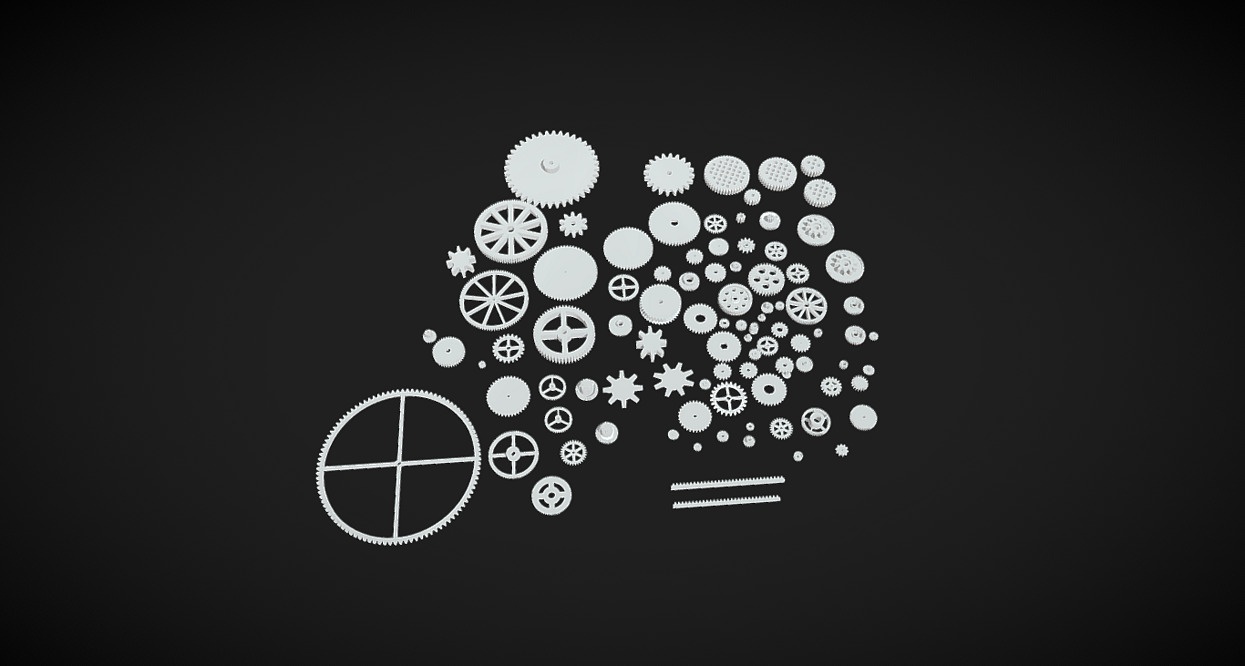100plus Plastic Gears Collection