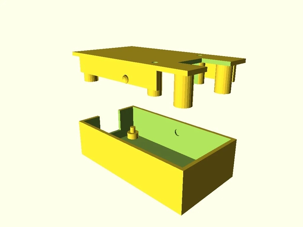 Enclosure for generic USBtinyISP board