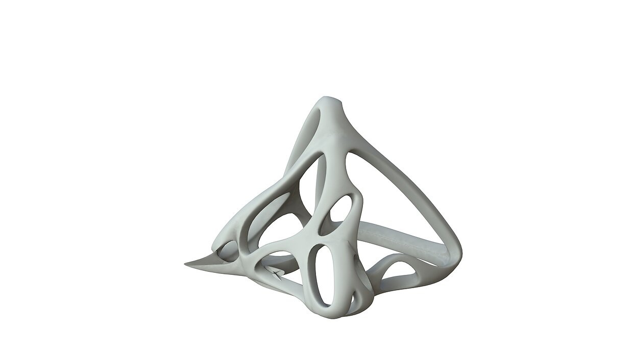 SciFi Cube Object No 61618 Low Poly Shape