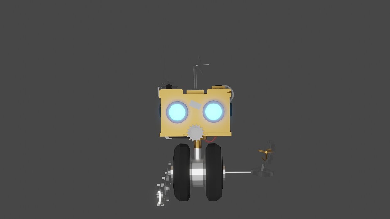Robot steampunk