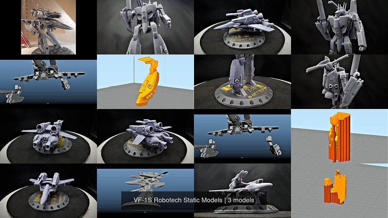 VF-1S Robotech Static Models