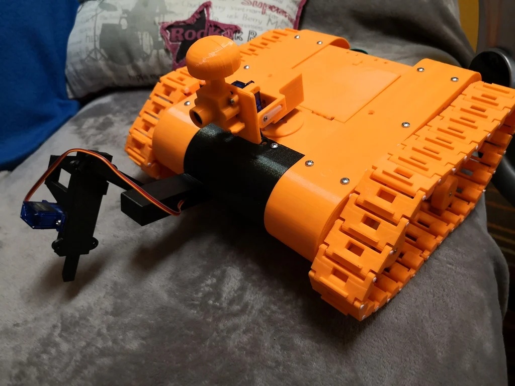 Arduino Robot Tank mod with suspension and camera