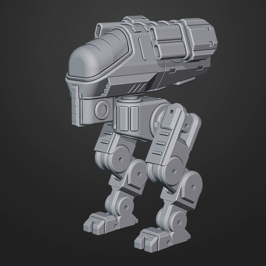 Poseable Scout Mech