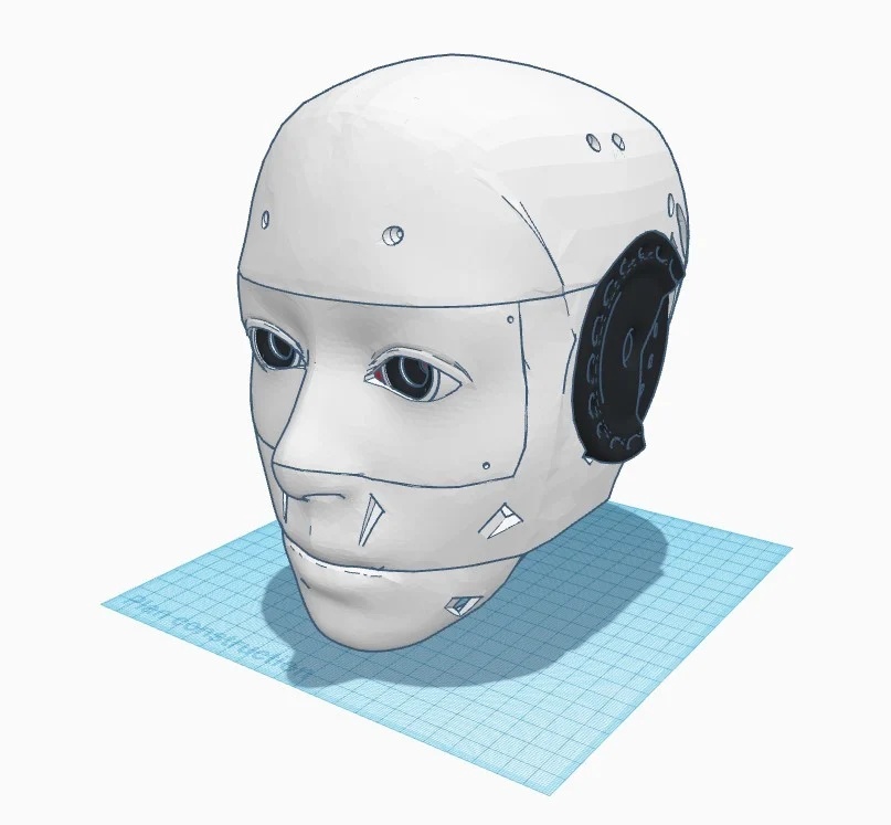 InMoov-Custom-Assemblage-Tete V2