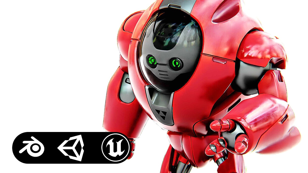 ASTRONAUT BOTV-2000 B Rigged for Unreal Engine - Unity - MIXAMO
