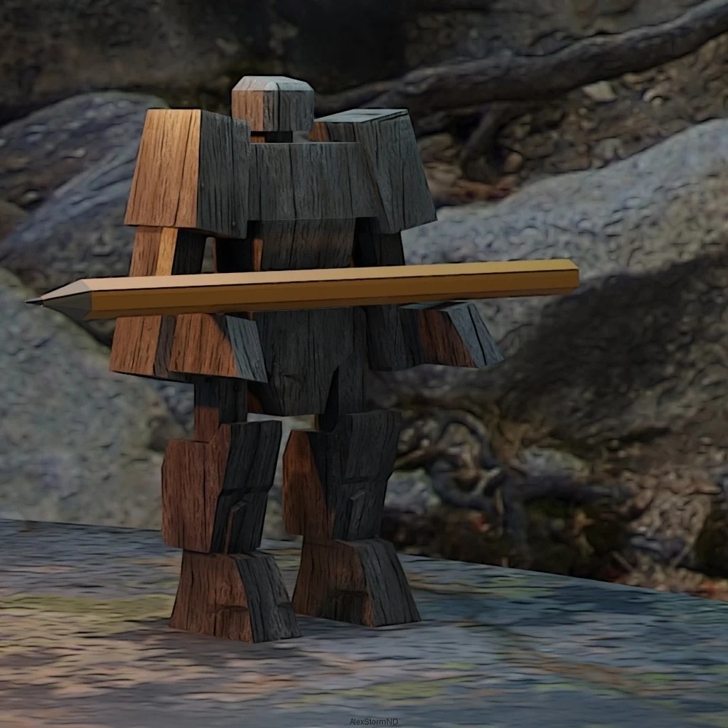 Pencil holder Robot