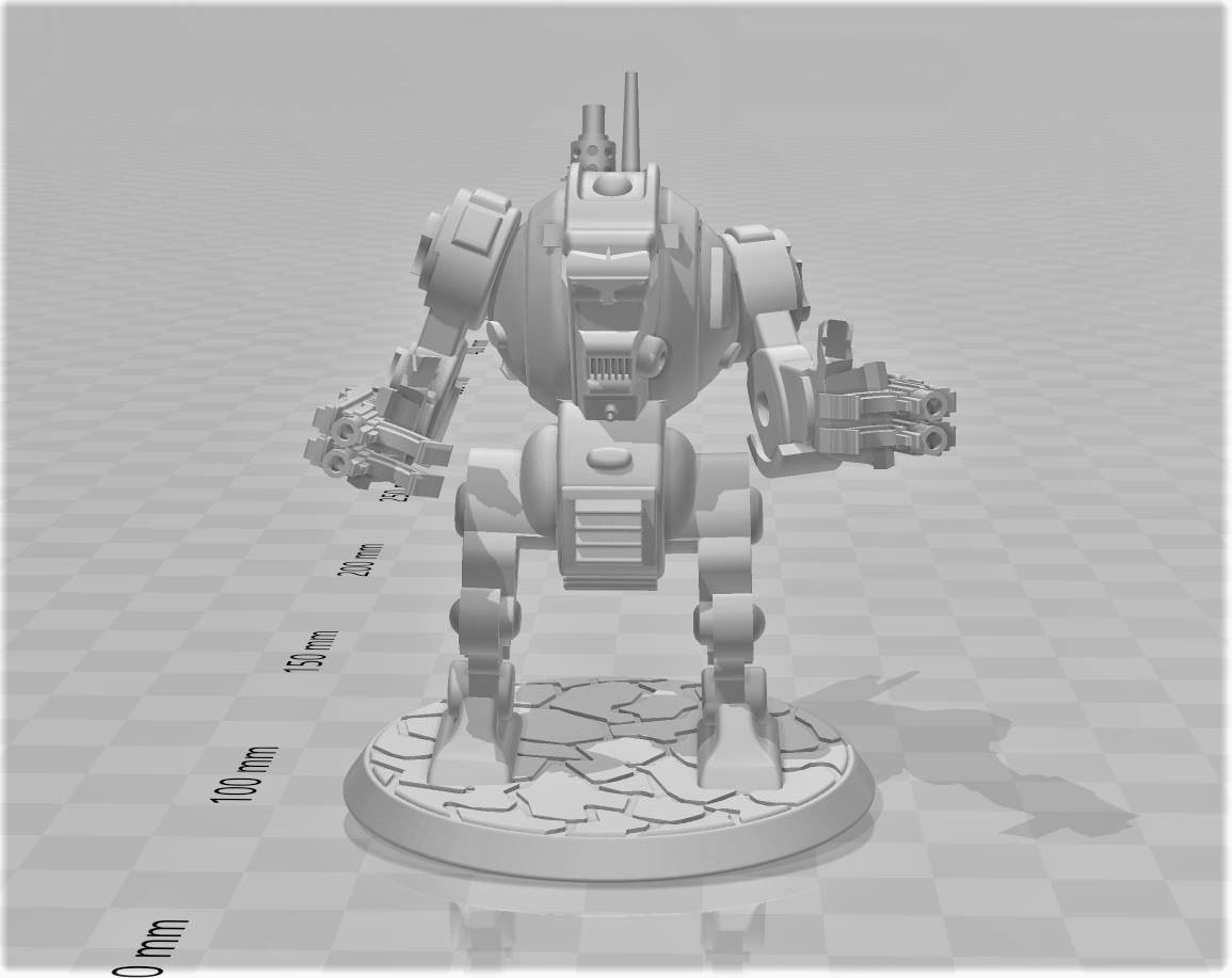 CHUCK FURIBUNDUS PATTERN STYLE DREADNOUGHT - 28MM ROBOT SCI-FI