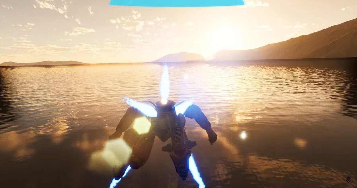 Unreal Engine Dynamic Flying Locomotion System