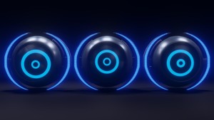 Sci-Fi Scanner Robot