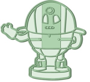 ROBOT 1 COOKIE CUTTER