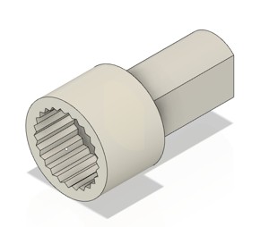 Servo MG996R adapter