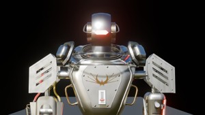 Dieselpunk Security Robot