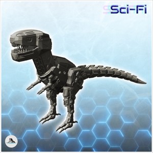 WYBUS DINOSAUR COMBAT ROBOT (2) - FUTURE SCI-FI SF POST APOCALYPTIC TABLETOP SCIFI