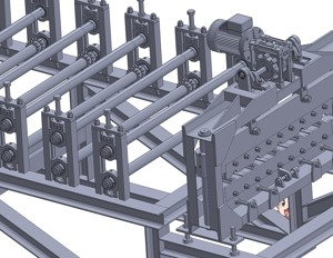 industrial 3D model Roofing sheet making machine