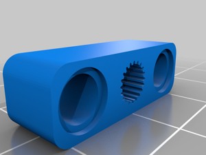 lego technic  MG90S 1x3 Servo Adapter