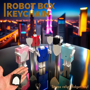 Fidget Transforming Robot Keychain – DIY 3D Printing Toy!