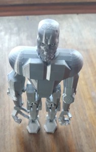 Terminator Robot, print in place articulated cyborg