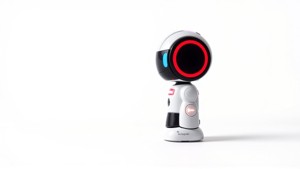 Stylish Neon Indicator Toy Robot Assistant