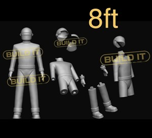 Gort from the day the earth stood still full size 8ft model STL