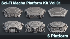 SCI-FI MECHA PLATFORM KIT VOL 01