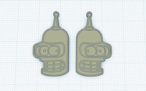 BENDER EARRINGS (FUTURAMA)
