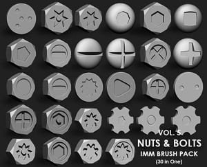 Nuts and Bolts IMM Brush Pack 30 in One Vol 5
