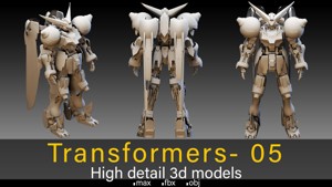 Transformers- 05- High detail 3d models