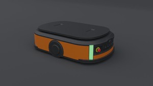 Autonomous Mobile Robot - AMR - Low Poly