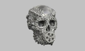 SKULL ROBOT HEAD A31 (1)