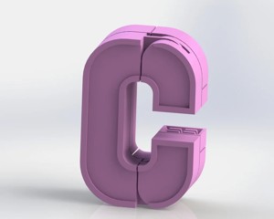 Alphabet Robot - C
