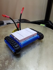 Mini Breadboard Tank Robot