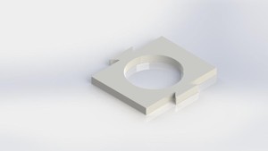 Hub between two mounts fo...