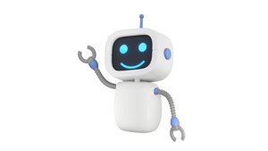 Sweet fly Robot white grey and blue color