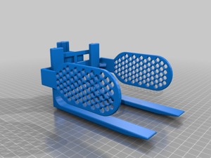 Forklift used for Robot Gripper