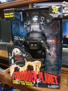 Robby Robot Glove scan for Walmart Robby toy
