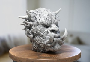 Robot demon Headphone Stand Demon headphone stand