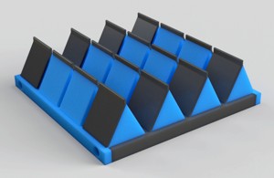 Multi material soft robot crawler