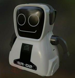 ROBOT CHASSIS - SR-02 POKIBOT (WITHOUT FRONT WHEELS)