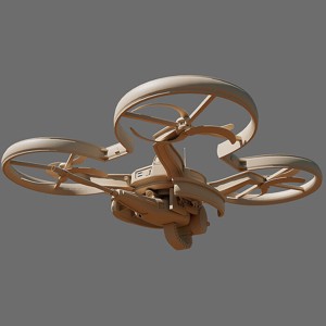 Military gunner drone