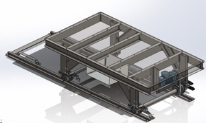 Bending machine table