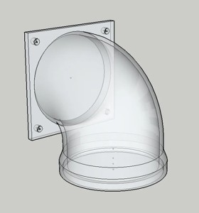 Pipe Elbow (diameter 50mm)