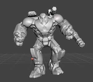 IRONMAN HEAVY DUTY ARMOR HULKBUSTER MINIATURE MODEL SCIFI GAMES