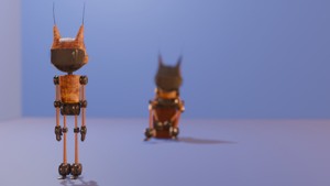 ROBOT MADE OF CAN