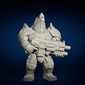 WOLF FROM FUTURE ANIMALS SQUAD