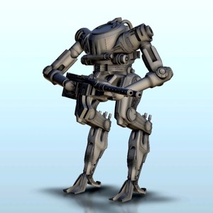 AUTO-CANNON ROBOT - BATTLETECH MECHWARRIOR WARHAMMER SCIFI SCIENCE FICTION SF 40K WARHORDES GRIMDARK CONFRONTATION