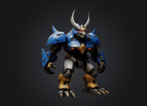 DIB CYBER BOT STL OBJ GLB FOR 3D PRINTER