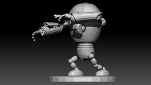 Sci-fi Robot Statue