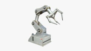 Robotic Hand A05 White - Machinery Industrial Design