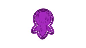 ROBOT (17) CUTTER AND STAMP, COOKIE CUTTER, FORM STAMP, COOKIE CUTTER, FORM