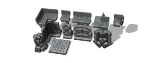 BASE PIECES 3D PRINT MODEL